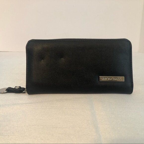 NWOT Simon Chang  Black Wallet - Picture 10 of 10